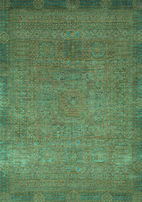 Oriental Turquoise Modern Rug, abs1483turq