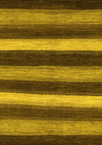 Oriental Yellow Modern Rug, abs1484yw