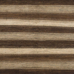 Square Abstract Bakers Brown Oriental Rug, abs1484