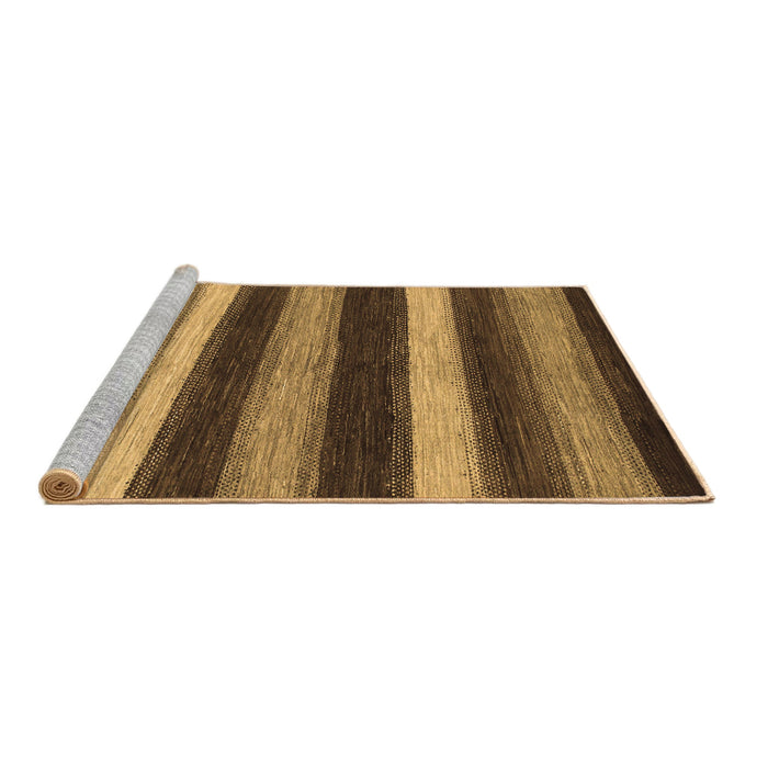 Sideview of Machine Washable Oriental Brown Modern Rug, wshabs1484brn