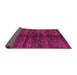 Sideview of Oriental Pink Modern Rug, abs1485pnk