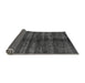 Sideview of Oriental Gray Modern Rug, abs1485gry