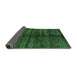 Sideview of Oriental Emerald Green Modern Rug, abs1485emgrn