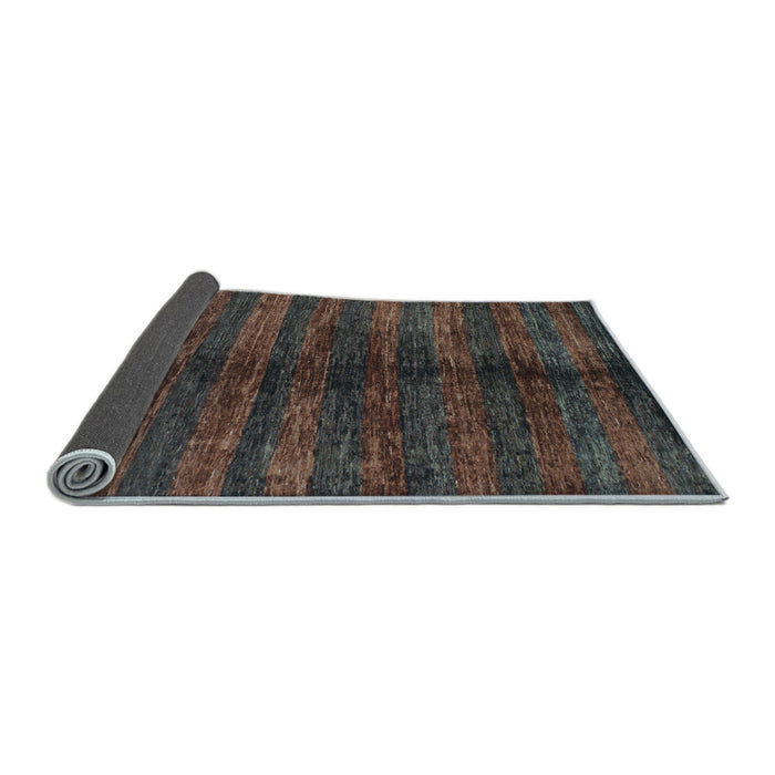 Sideview of Oriental Light Blue Modern Rug, abs1485lblu