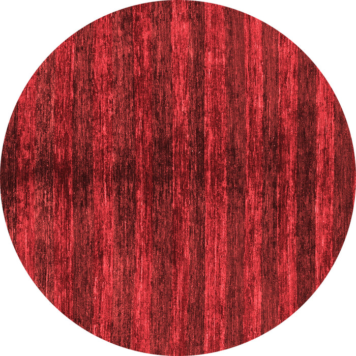 Machine Washable Oriental Red Modern Rug, wshabs1485red