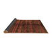 Sideview of Oriental Brown Modern Rug, abs1485brn