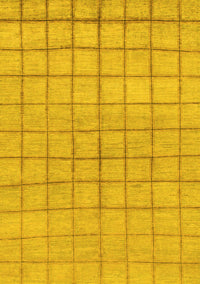 Oriental Yellow Modern Rug, abs1486yw