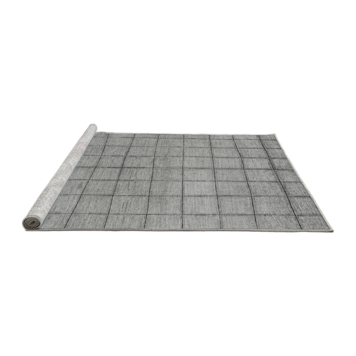 Sideview of Machine Washable Oriental Gray Modern Rug, wshabs1486gry