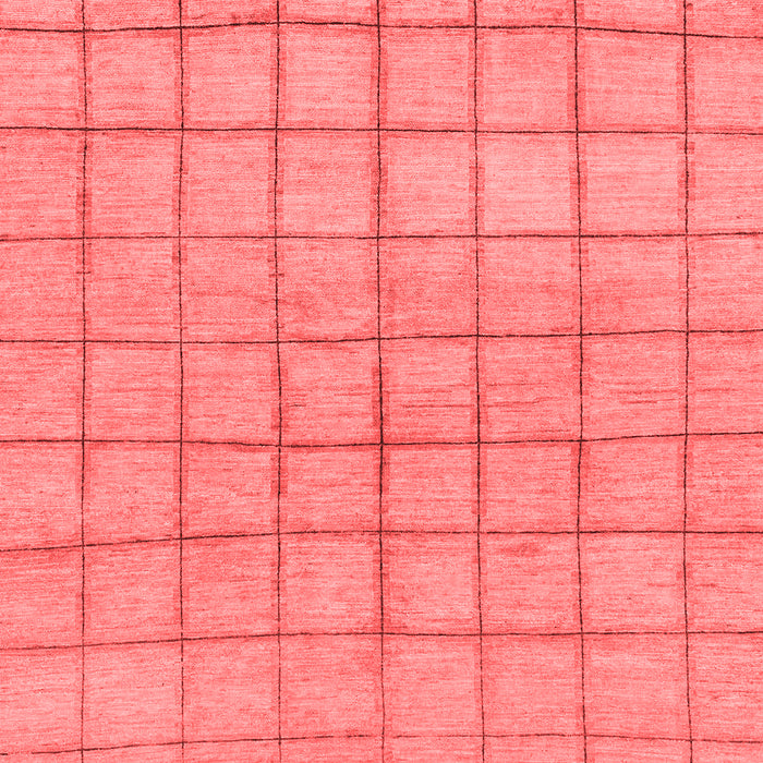 Machine Washable Oriental Red Modern Rug, wshabs1486red