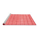 Modern Red Washable Rugs