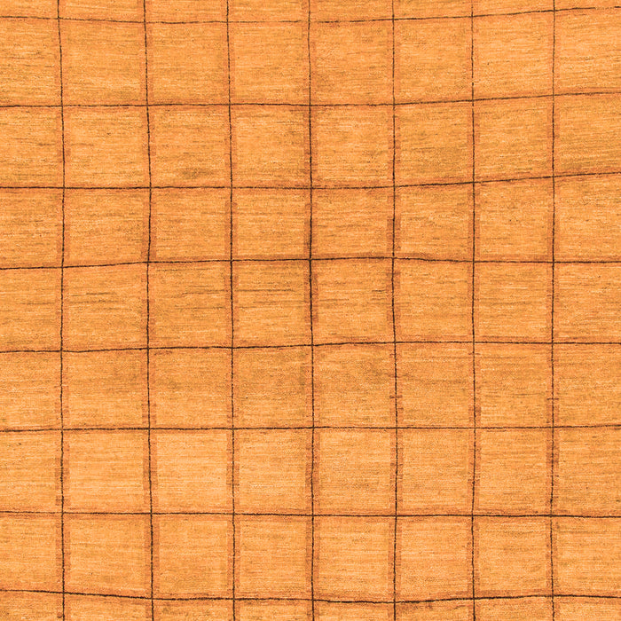 Machine Washable Oriental Orange Modern Area Rugs, wshabs1486org