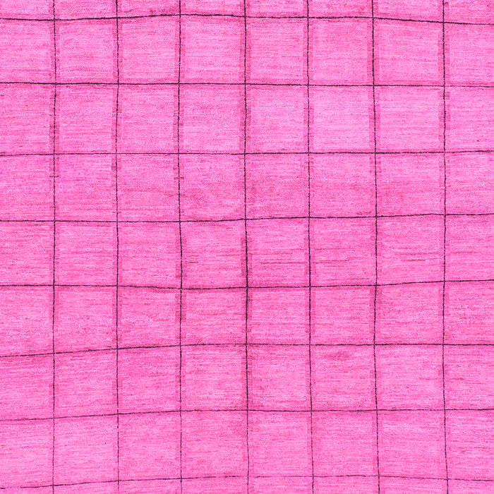 Machine Washable Oriental Pink Modern Rug, wshabs1486pnk