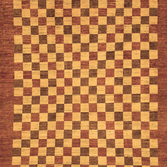 Machine Washable Oriental Brown Modern Rug, wshabs1487brn