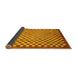 Sideview of Oriental Yellow Modern Rug, abs1487yw