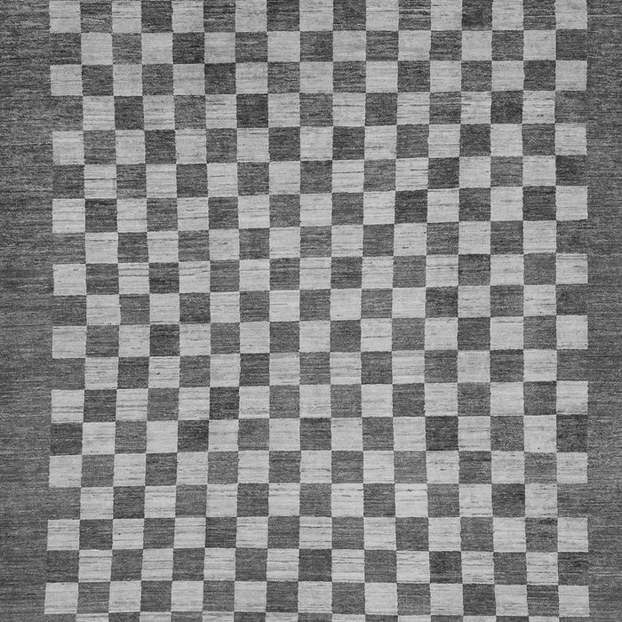 Machine Washable Oriental Gray Modern Rug, wshabs1487gry