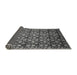 Sideview of Abstract Gray Modern Rug, abs1488gry