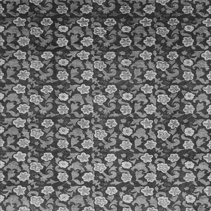 Square Machine Washable Abstract Gray Modern Rug, wshabs1488gry