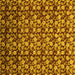 Square Abstract Yellow Modern Rug, abs1488yw