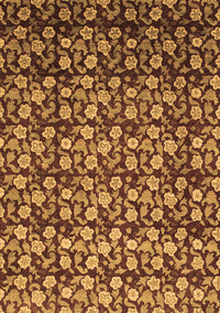 Abstract Brown Modern Rug, abs1488brn