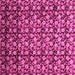 Square Machine Washable Abstract Pink Modern Rug, wshabs1488pnk