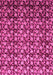 Machine Washable Abstract Pink Modern Rug, wshabs1488pnk