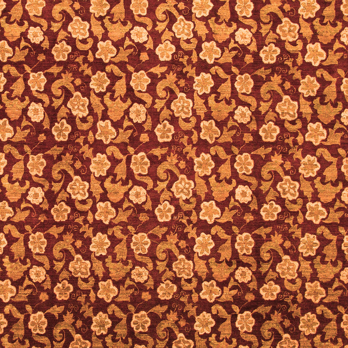 Machine Washable Abstract Orange Modern Area Rugs, wshabs1488org