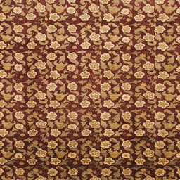 Square Abstract Saffron Red Modern Rug, abs1488