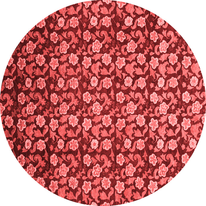 Abstract Red Modern Rug, abs1488red