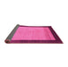 Sideview of Abstract Pink Modern Rug, abs1489pnk