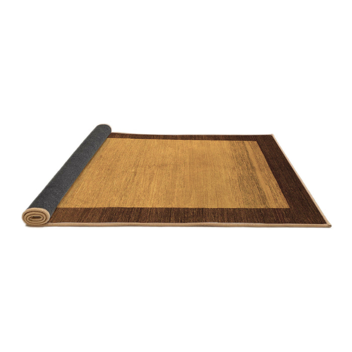 Sideview of Abstract Brown Modern Rug, abs1489brn