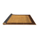 Sideview of Abstract Brown Modern Rug, abs1489brn