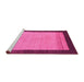 Sideview of Machine Washable Abstract Pink Modern Rug, wshabs1489pnk