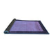 Sideview of Abstract Blue Modern Rug, abs1489blu