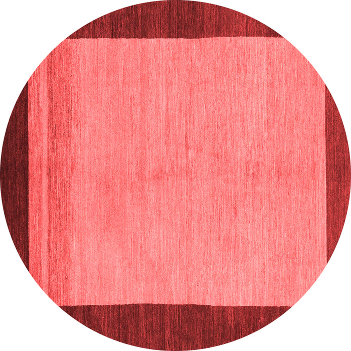 Machine Washable Abstract Red Modern Rug, wshabs1489red