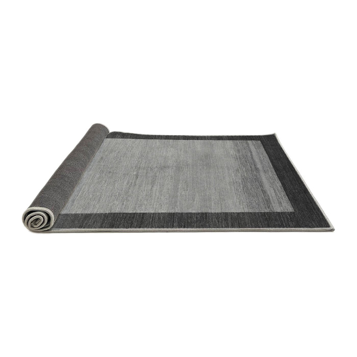 Sideview of Abstract Gray Modern Rug, abs1489gry