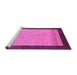 Sideview of Machine Washable Abstract Purple Modern Area Rugs, wshabs1489pur