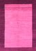 Machine Washable Abstract Pink Modern Rug, wshabs1489pnk