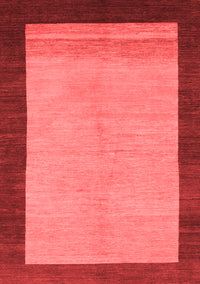 Abstract Red Modern Rug, abs1489red