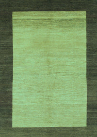 Abstract Turquoise Modern Rug, abs1489turq