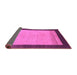 Sideview of Abstract Purple Modern Rug, abs1489pur