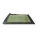 Sideview of Abstract Light Blue Modern Rug, abs1489lblu