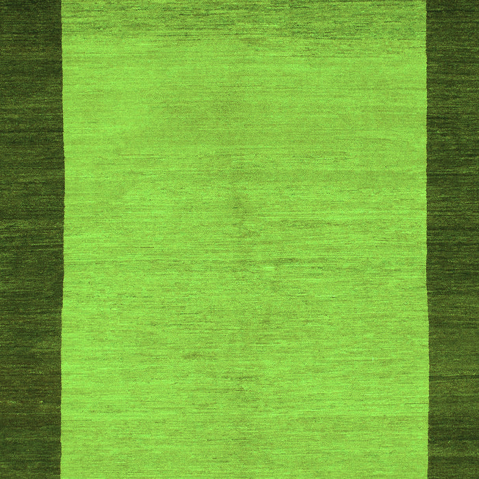 Machine Washable Abstract Green Modern Area Rugs, wshabs1489grn