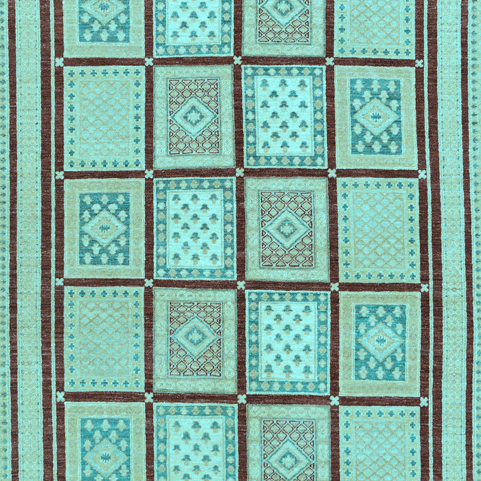 Machine Washable Abstract Light Blue Modern Rug, wshabs148lblu