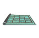 Sideview of Abstract Light Blue Modern Rug, abs148lblu