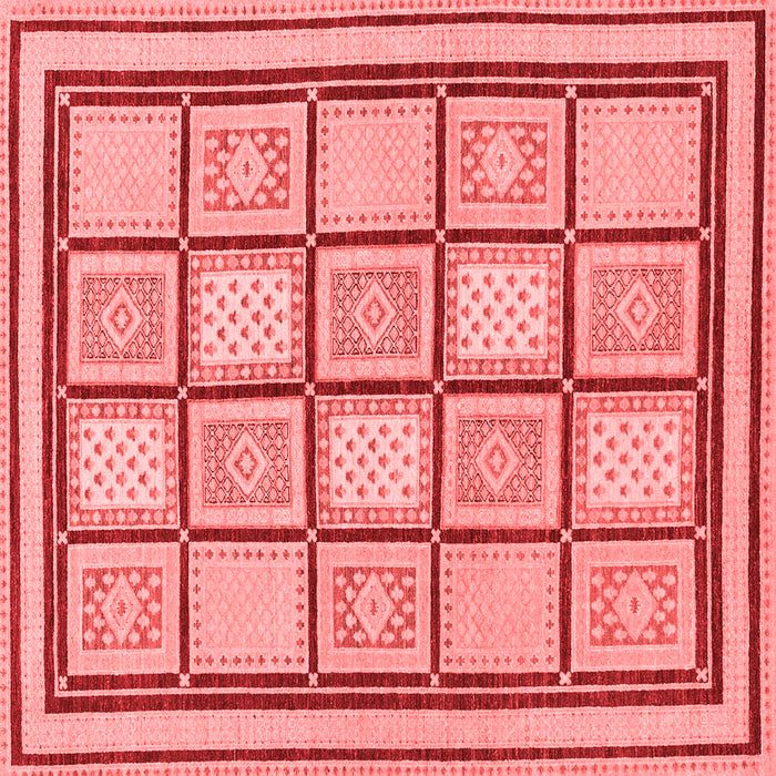 Machine Washable Abstract Red Modern Rug, wshabs148red