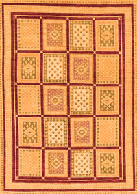 Abstract Orange Modern Rug, abs148org