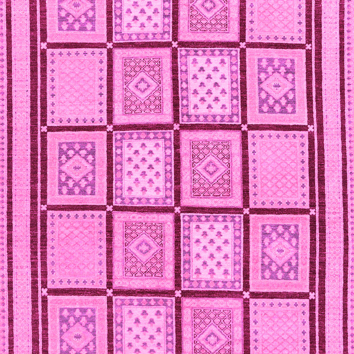 Machine Washable Abstract Pink Modern Rug, wshabs148pnk