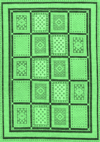 Abstract Emerald Green Modern Rug, abs148emgrn