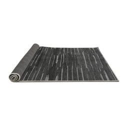 Sideview of Abstract Gray Modern Rug, abs1490gry
