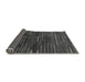 Sideview of Abstract Gray Modern Rug, abs1490gry